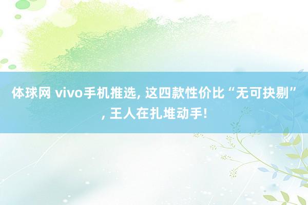 体球网 vivo手机推选, 这四款性价比“无可抉剔”, 王人在扎堆动手!